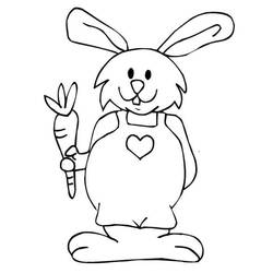 Coloring page: Rabbit (Animals) #9660 - Free Printable Coloring Pages