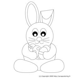 Coloring page: Rabbit (Animals) #9667 - Free Printable Coloring Pages