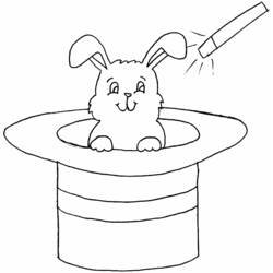 Coloring page: Rabbit (Animals) #9668 - Free Printable Coloring Pages