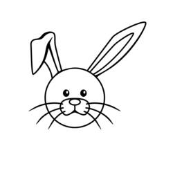 Coloring page: Rabbit (Animals) #9672 - Free Printable Coloring Pages