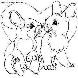Coloring page: Rabbit (Animals) #9679 - Free Printable Coloring Pages