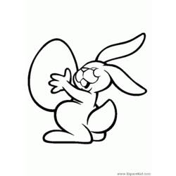 Coloring page: Rabbit (Animals) #9684 - Free Printable Coloring Pages