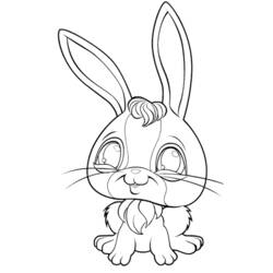Coloring page: Rabbit (Animals) #9693 - Free Printable Coloring Pages