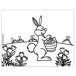 Coloring page: Rabbit (Animals) #9696 - Free Printable Coloring Pages