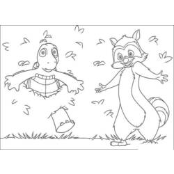 Coloring page: Raccoon (Animals) #20070 - Printable coloring pages