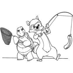 Coloring page: Raccoon (Animals) #20097 - Printable coloring pages