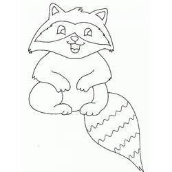 Coloring page: Raccoon (Animals) #208490 - Free Printable Coloring Pages