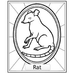 Coloring page: Rat (Animals) #15220 - Free Printable Coloring Pages