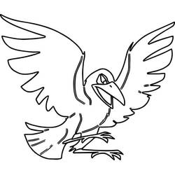 Raven (Animals) coloring page #208996 to print and color