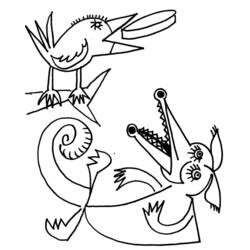Coloring page: Raven (Animals) #4304 - Printable coloring pages