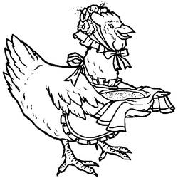 Coloring page: Rooster (Animals) #4137 - Free Printable Coloring Pages