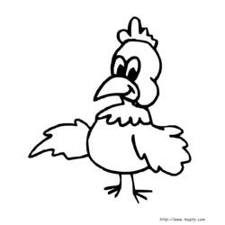 Coloring page: Rooster (Animals) #4152 - Free Printable Coloring Pages