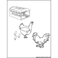 Coloring page: Rooster (Animals) #4186 - Free Printable Coloring Pages