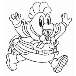 Coloring page: Rooster (Animals) #4195 - Free Printable Coloring Pages