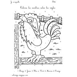 Coloring page: Rooster (Animals) #4205 - Free Printable Coloring Pages