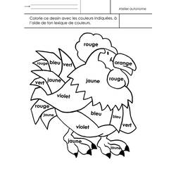 Coloring page: Rooster (Animals) #4218 - Free Printable Coloring Pages
