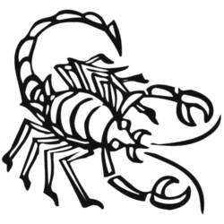 Coloring page: Scorpio (Animals) #14555 - Printable coloring pages