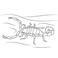 Scorpio (Animals) coloring page #209583 to print and color