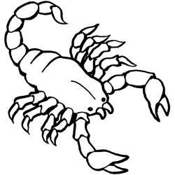 Scorpio (Animals) coloring page #209596 to print and color