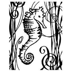 Coloring page: Seahorse (Animals) #18605 - Free Printable Coloring Pages