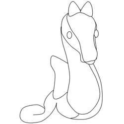 Coloring page: Seahorse (Animals) #18643 - Free Printable Coloring Pages