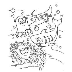 Coloring page: Shark (Animals) #14825 - Free Printable Coloring Pages