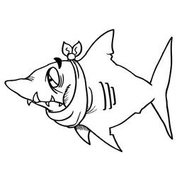 Coloring page: Shark (Animals) #14828 - Free Printable Coloring Pages