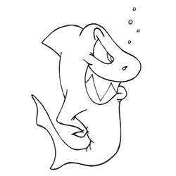 Coloring page: Shark (Animals) #14859 - Free Printable Coloring Pages