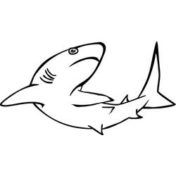 Coloring page: Shark (Animals) #14886 - Free Printable Coloring Pages