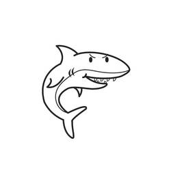 Coloring page: Shark (Animals) #14898 - Free Printable Coloring Pages