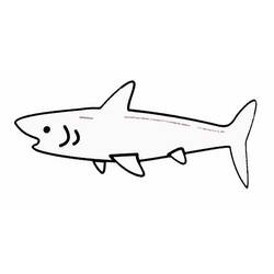 Coloring page: Shark (Animals) #14926 - Printable coloring pages