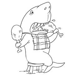 Coloring page: Shark (Animals) #14942 - Free Printable Coloring Pages