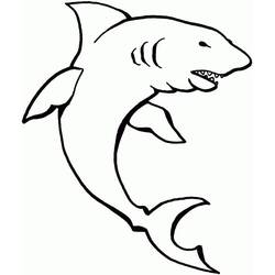 Shark (Animals) coloring page #217024 to print and color