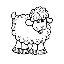 Coloring page: Sheep (Animals) #11393 - Printable coloring pages