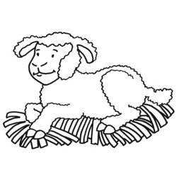 Coloring page: Sheep (Animals) #11405 - Free Printable Coloring Pages