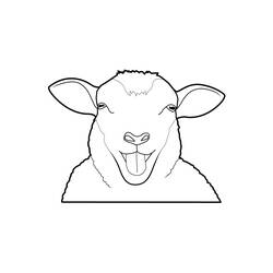 Coloring page: Sheep (Animals) #11417 - Printable coloring pages
