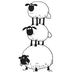 Coloring page: Sheep (Animals) #11425 - Free Printable Coloring Pages