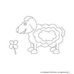 Coloring page: Sheep (Animals) #11433 - Free Printable Coloring Pages