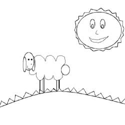 Coloring page: Sheep (Animals) #11468 - Free Printable Coloring Pages