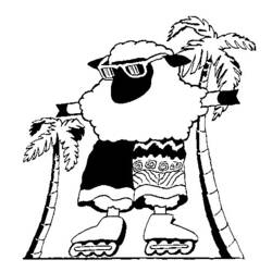 Coloring page: Sheep (Animals) #11472 - Free Printable Coloring Pages
