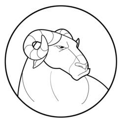 Coloring page: Sheep (Animals) #11541 - Free Printable Coloring Pages