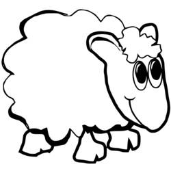 Coloring page: Sheep (Animals) #11543 - Free Printable Coloring Pages