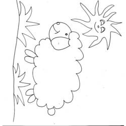 Coloring page: Sheep (Animals) #11549 - Free Printable Coloring Pages