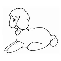 Coloring page: Sheep (Animals) #11557 - Free Printable Coloring Pages