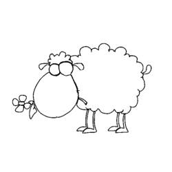 Coloring page: Sheep (Animals) #11581 - Free Printable Coloring Pages