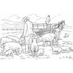 Coloring page: Sheep (Animals) #11586 - Printable coloring pages