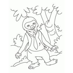 Coloring page: Sloth (Animals) #210418 - Free Printable Coloring Pages
