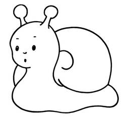 Snail (Animals) coloring page #177418 to print and color
