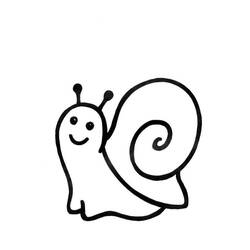 Snail (Animals) coloring page #177428 to print and color