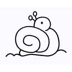 Snail (Animals) coloring page #216999 to print and color